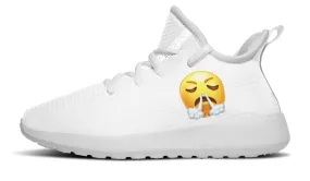 Angry Face White