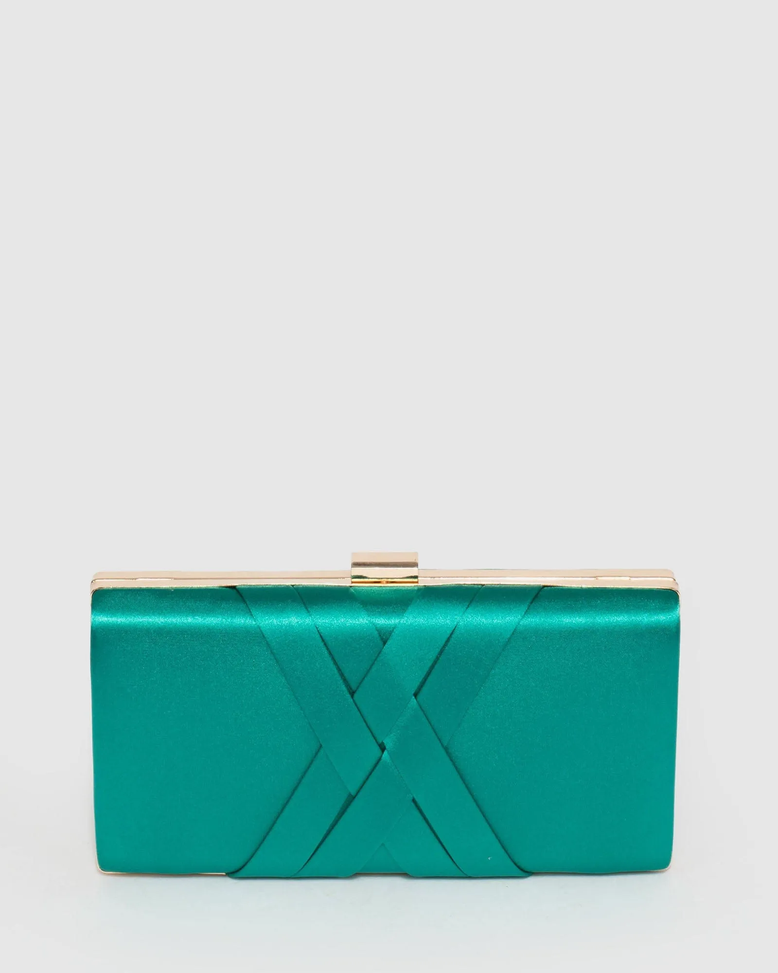Aqua Melanie Clutch Bag