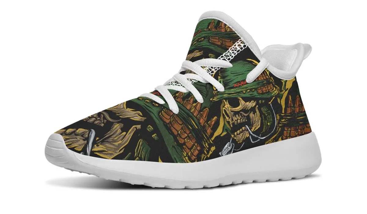 Army Skull Green