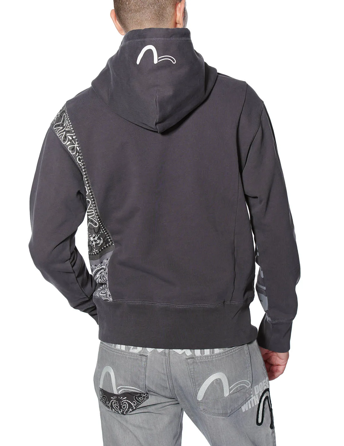 Bandana Panel Hoodie