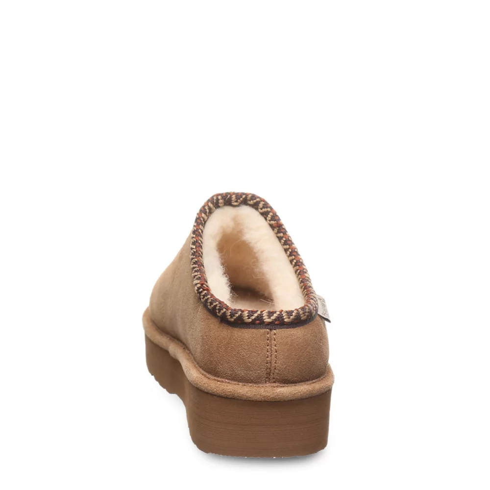 BEARPAW  WOMENS MARTIS PLATFORM SLIPPER