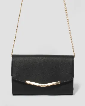 Black Kiah Clutch Bag