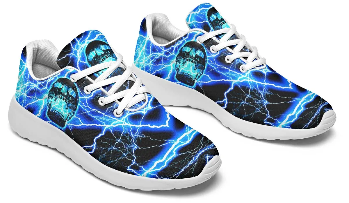 Blue Lightning Skull