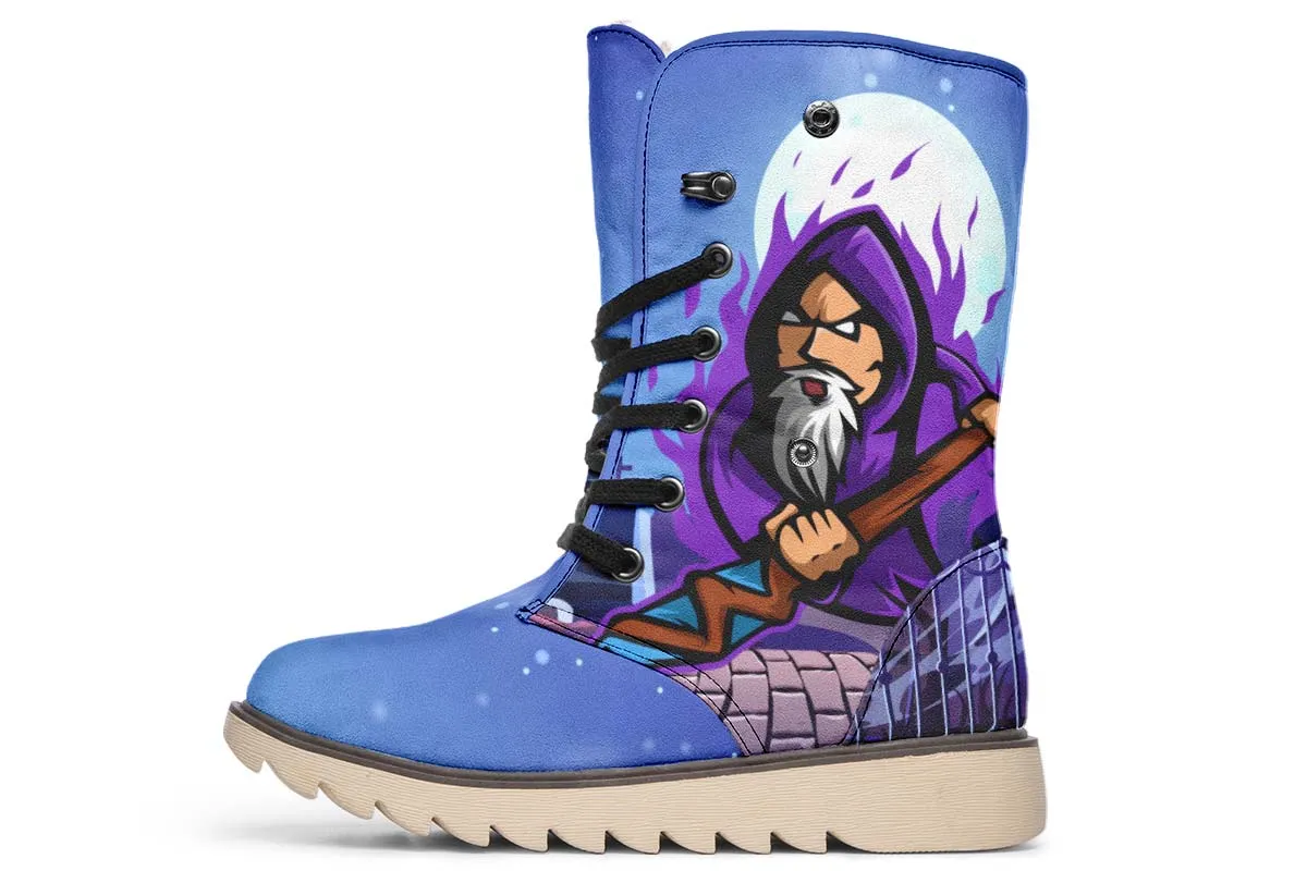 Blue Night In Graveyard Wizard