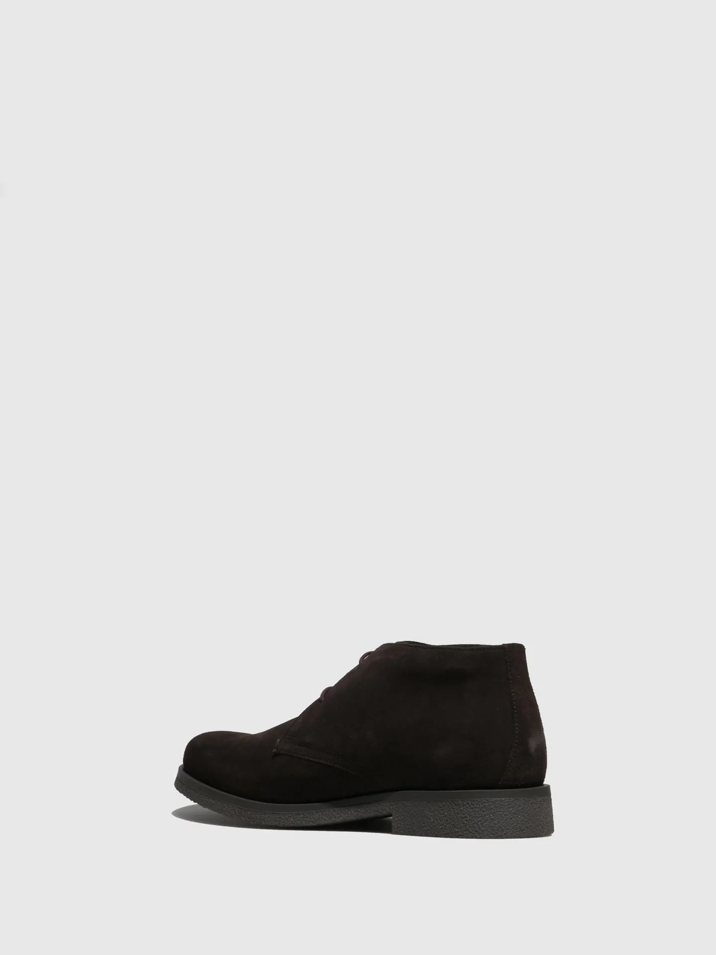 Brown Lace-up Ankle Boots