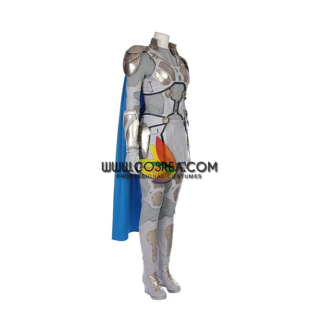 Brunnhilde Valkyrie PU Leather Cosplay Costume