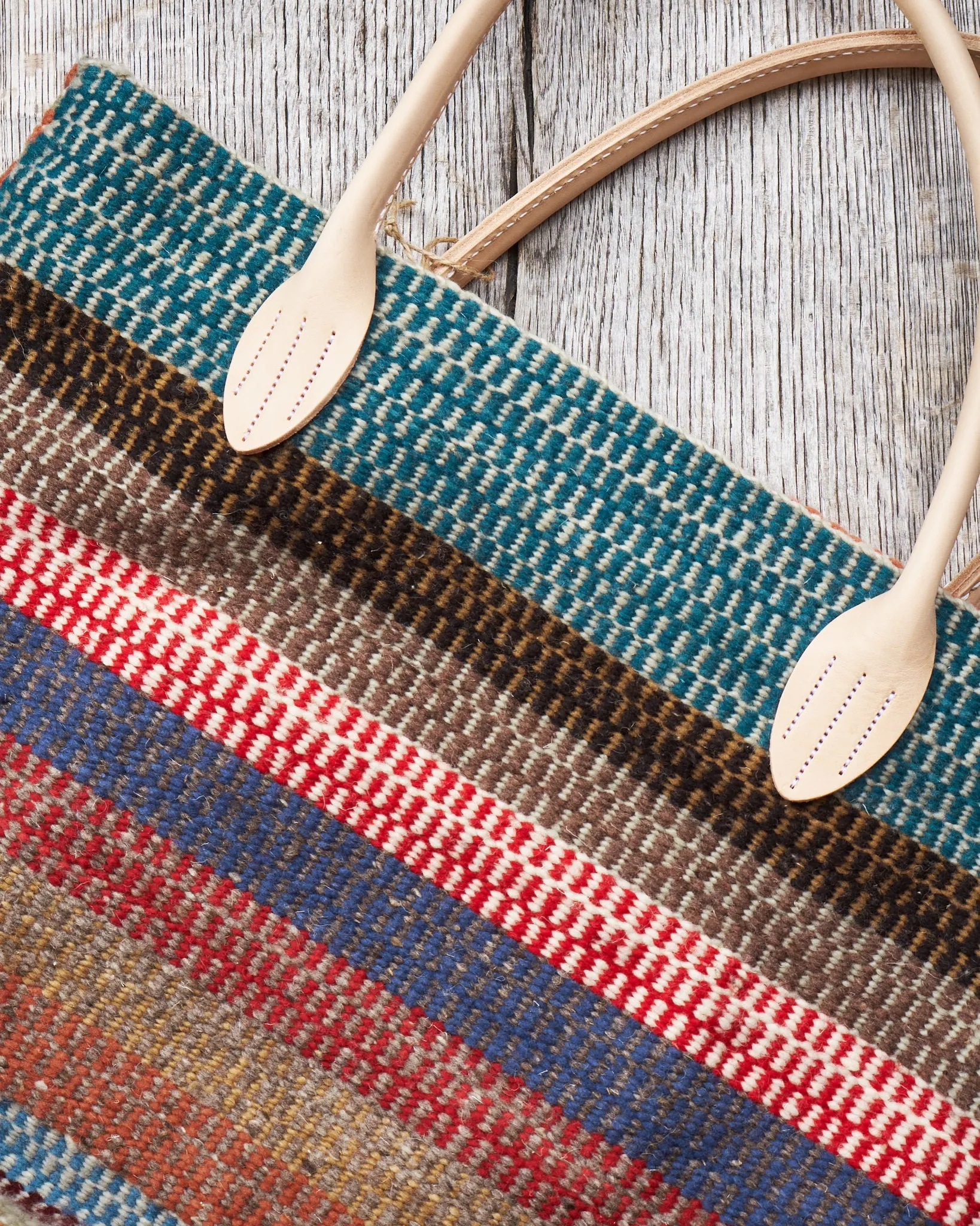 Chamula Blanket Tote Stripe