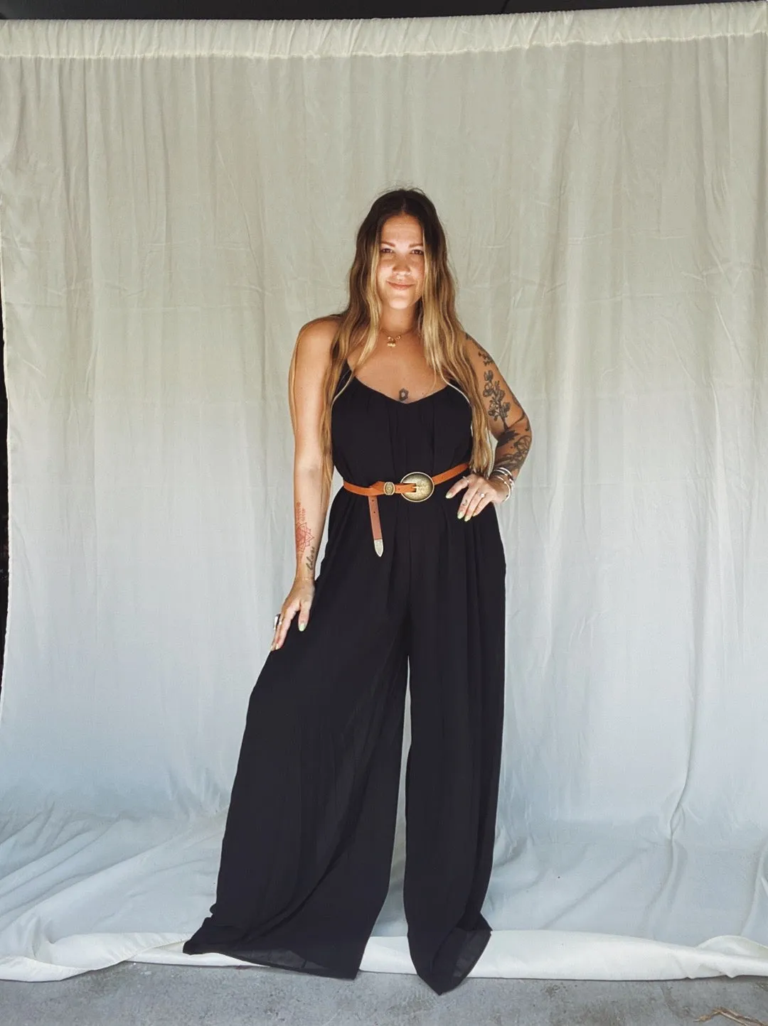Del Rio Oversized Antique Concho Buckle Belt