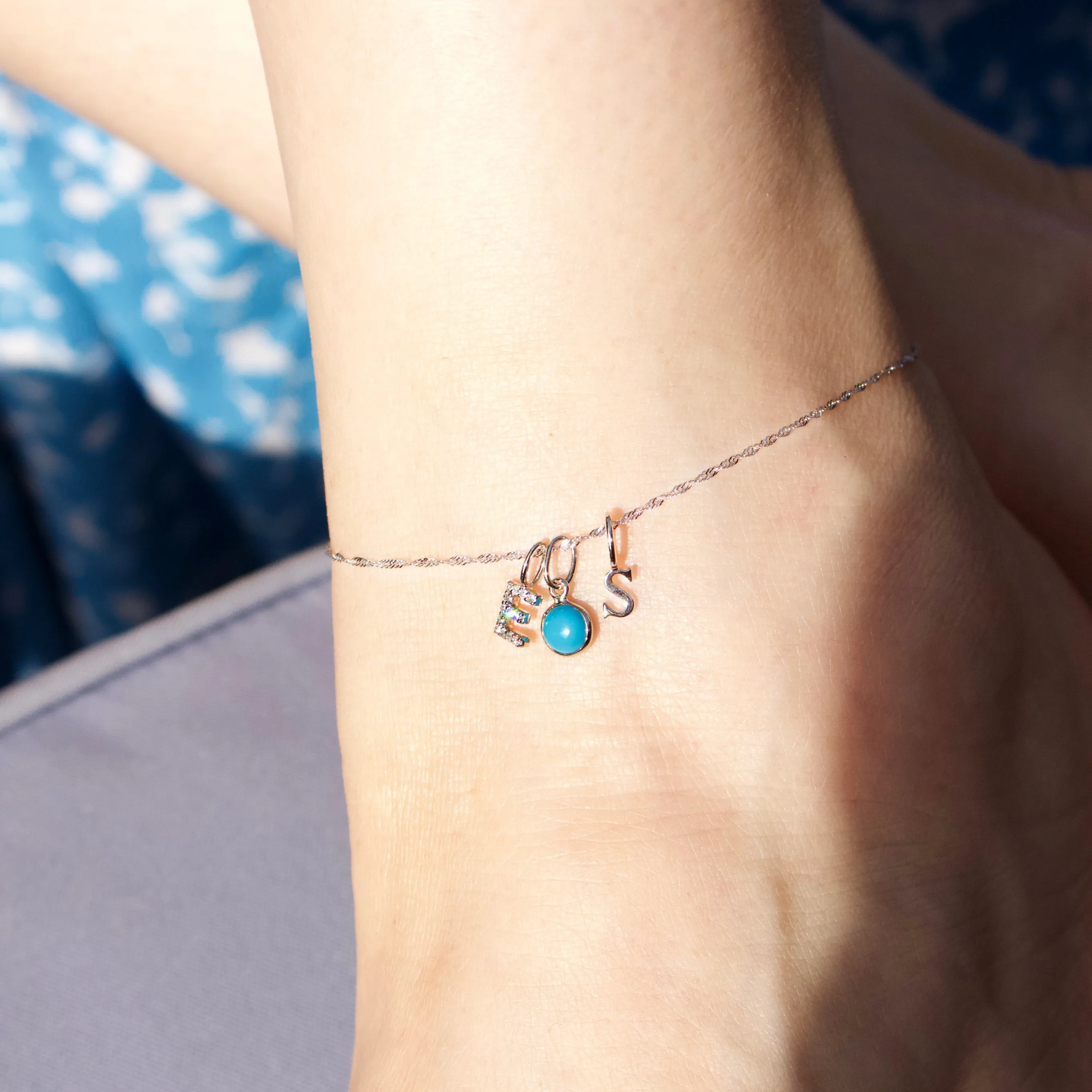 Diamond Initial Charm