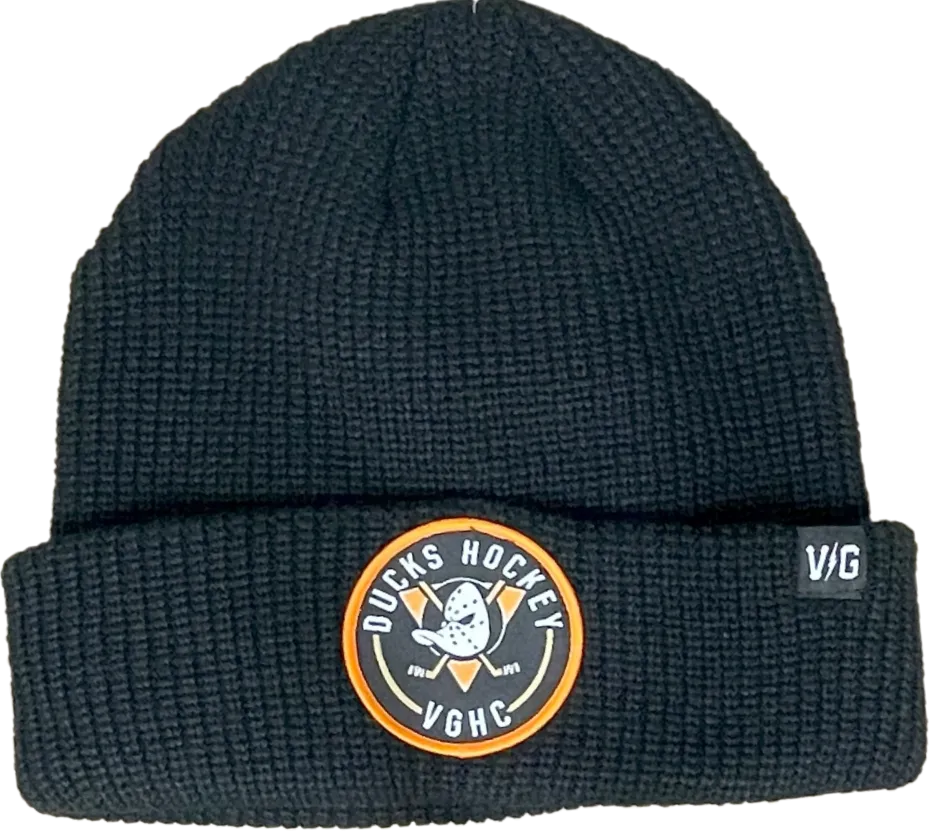 Ducks Hockey Woven Cuff Beanie