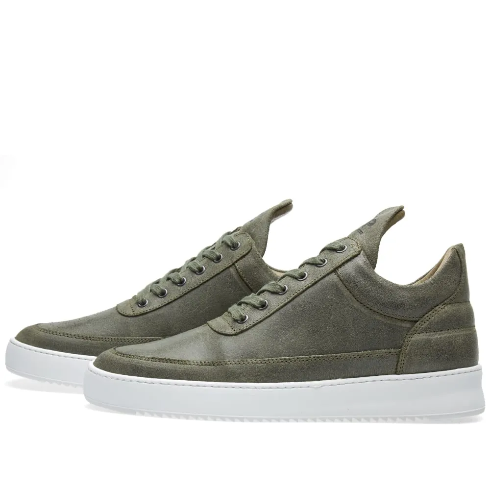 Filling Pieces Low Top SneakerFundament Green