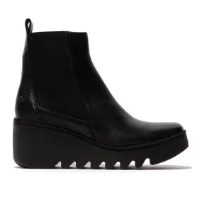 Fly London - Bagu   Blu P501233-020 (black Leather)