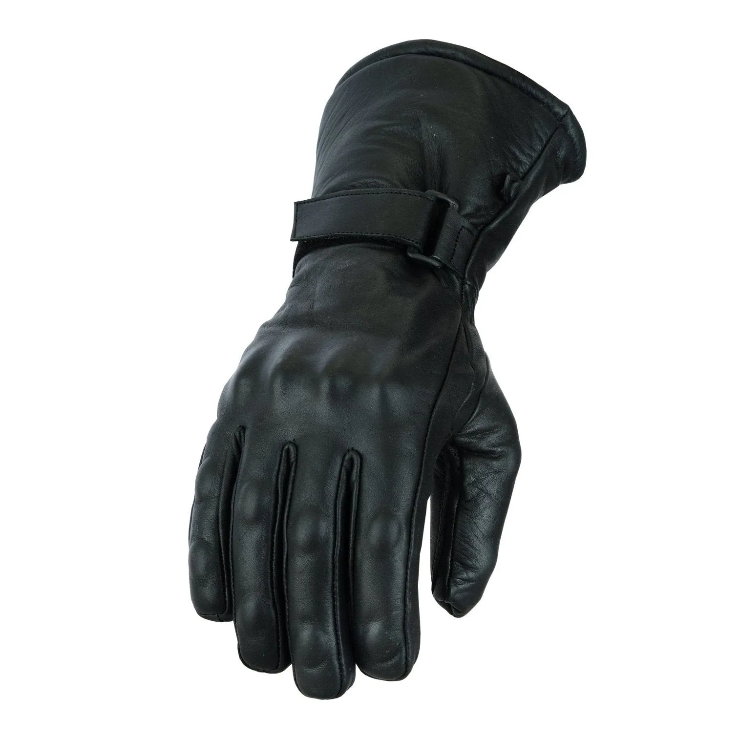 Gallanto Motorcycle Armoured Thinsulate Leather Winter Long Gloves Biker