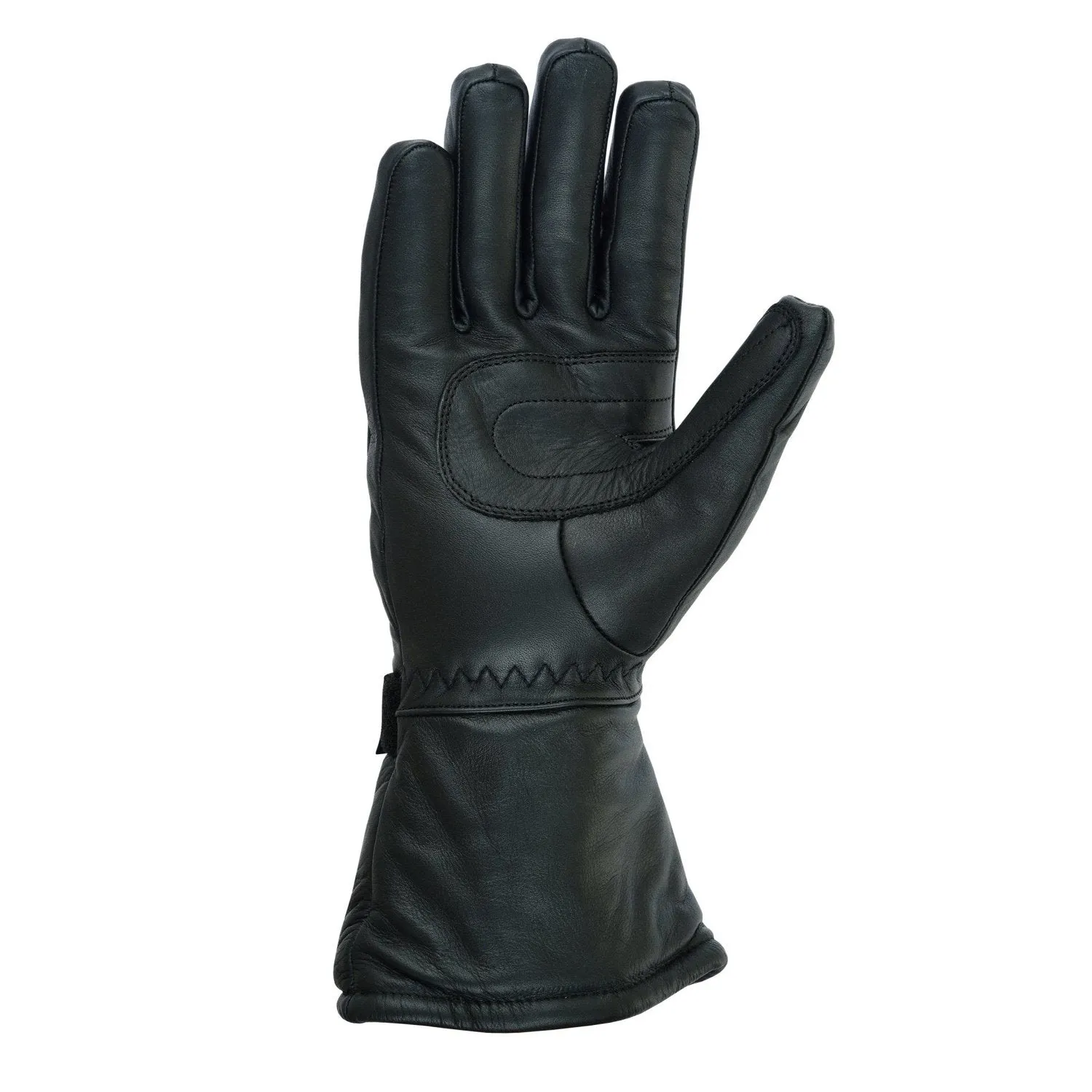 Gallanto Motorcycle Armoured Thinsulate Leather Winter Long Gloves Biker
