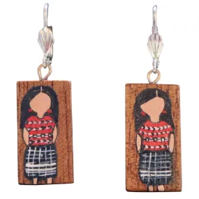 Handpainted Doll Earrings
