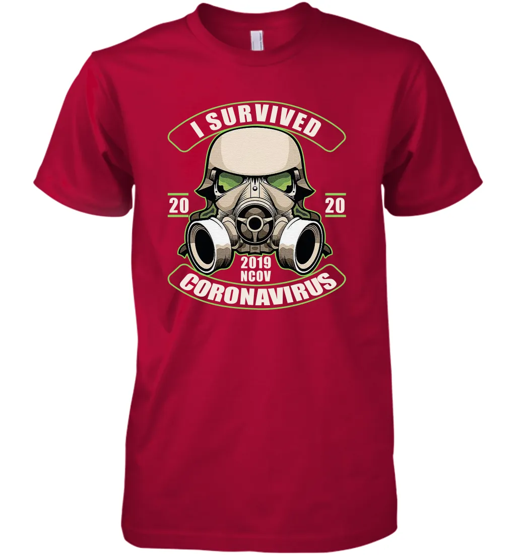I Survived Coronacation Funny Nurses Premium Men's T-Shirt