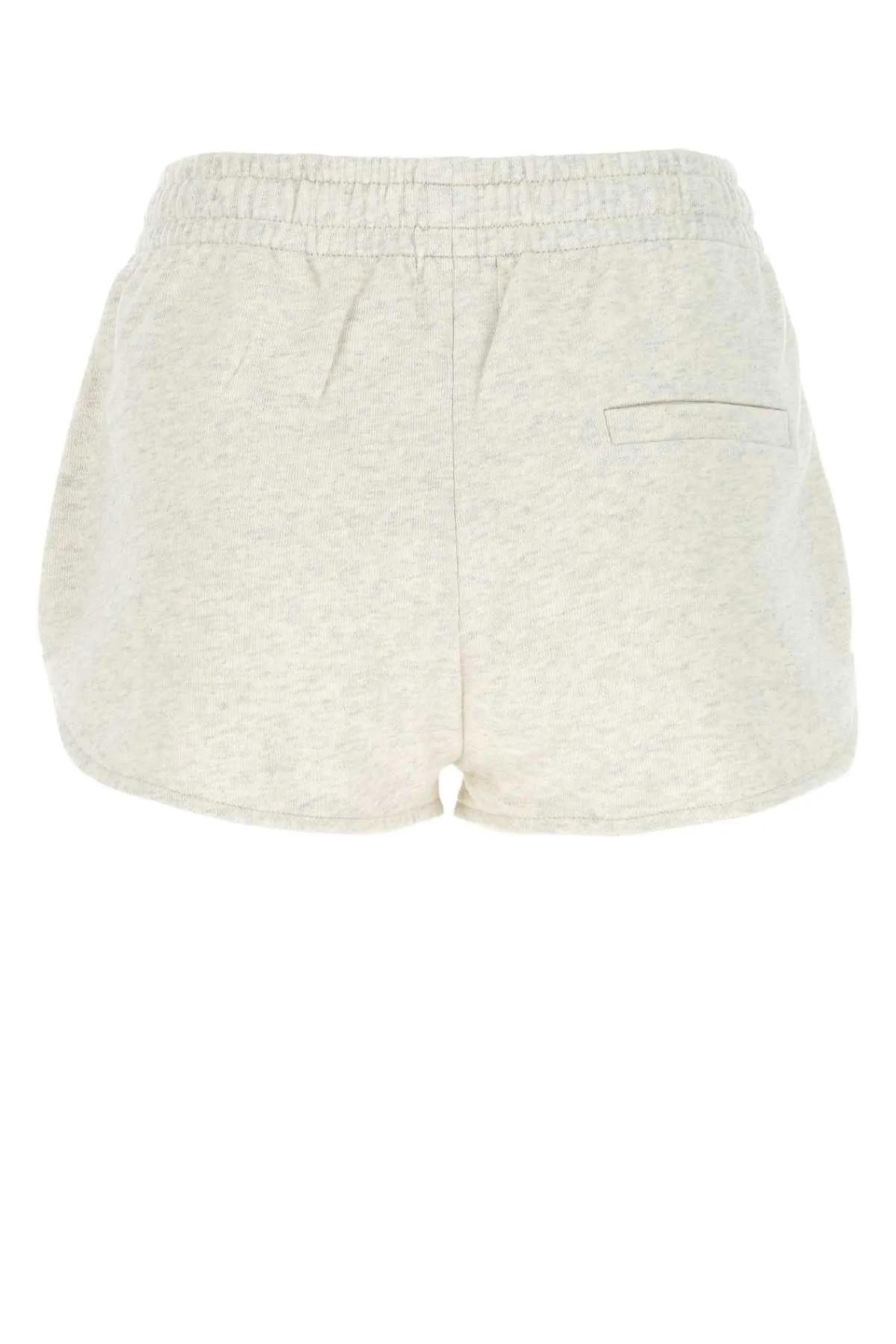 Isabel Marant Etoile Melange Light Grey Cotton Blend Mifa Shorts