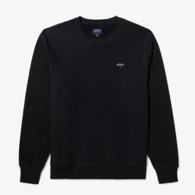 Noah Clothing Classic Fleece Crewneck Sweatshirt Black