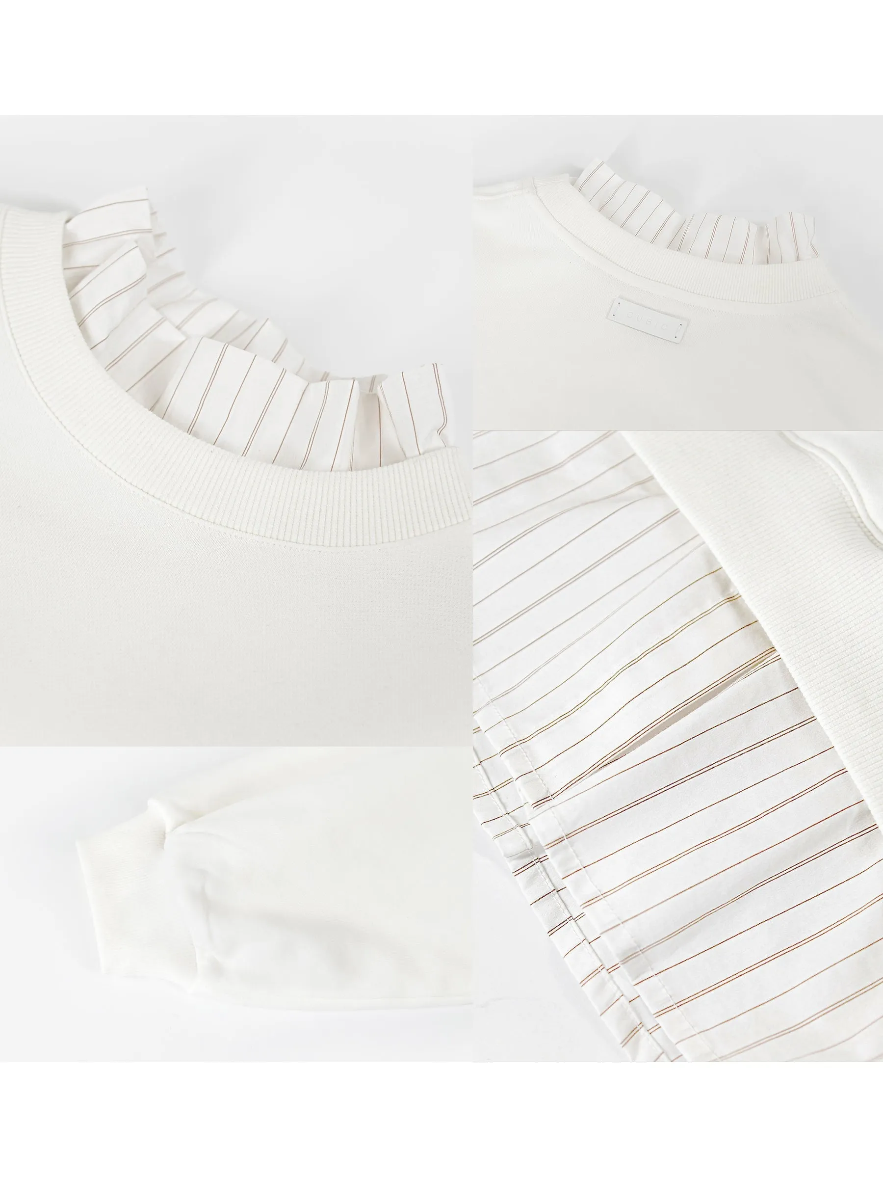 Oversized Sweatshirt with Cotton Blend
