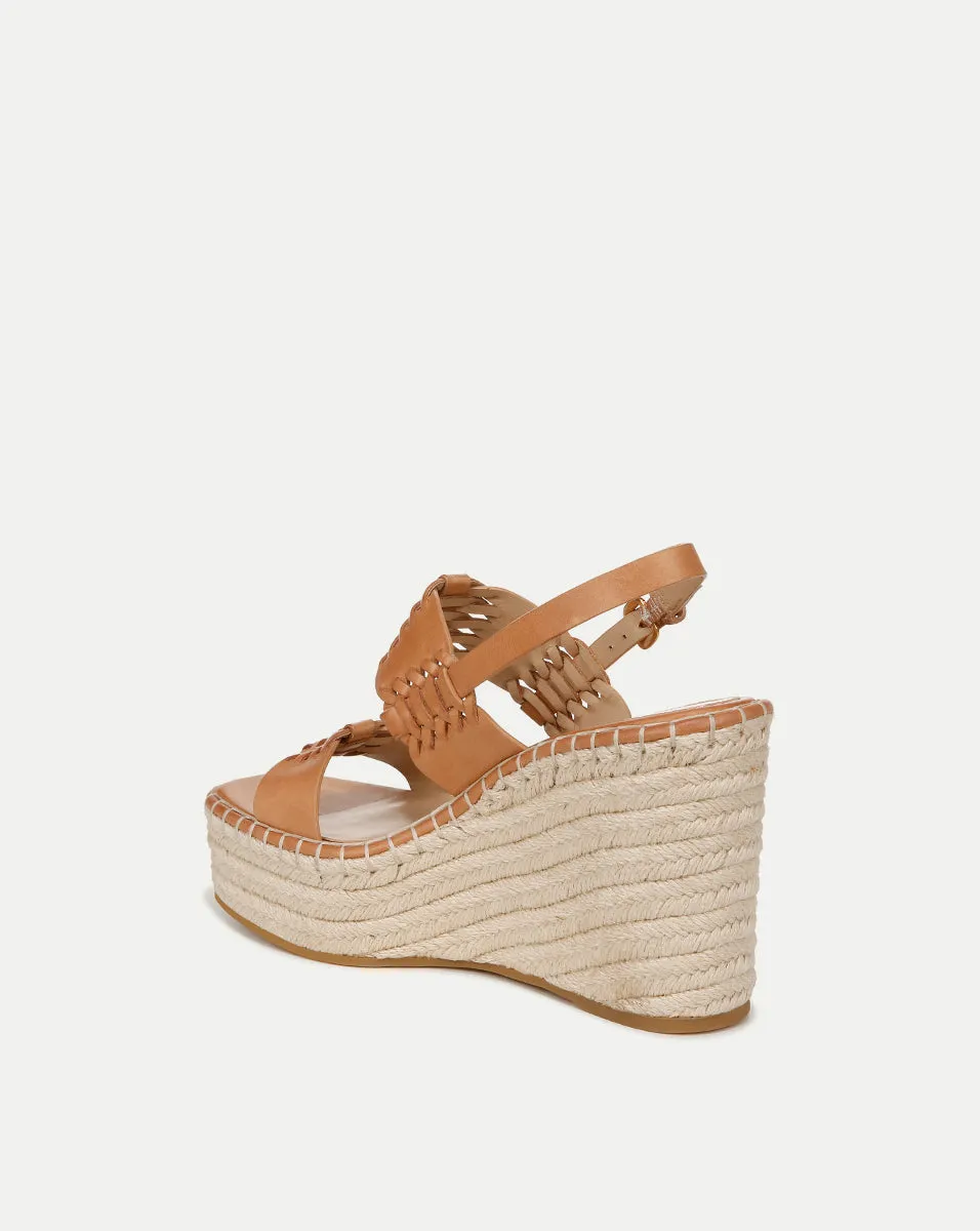 Riya Raffia Wedge Sandal