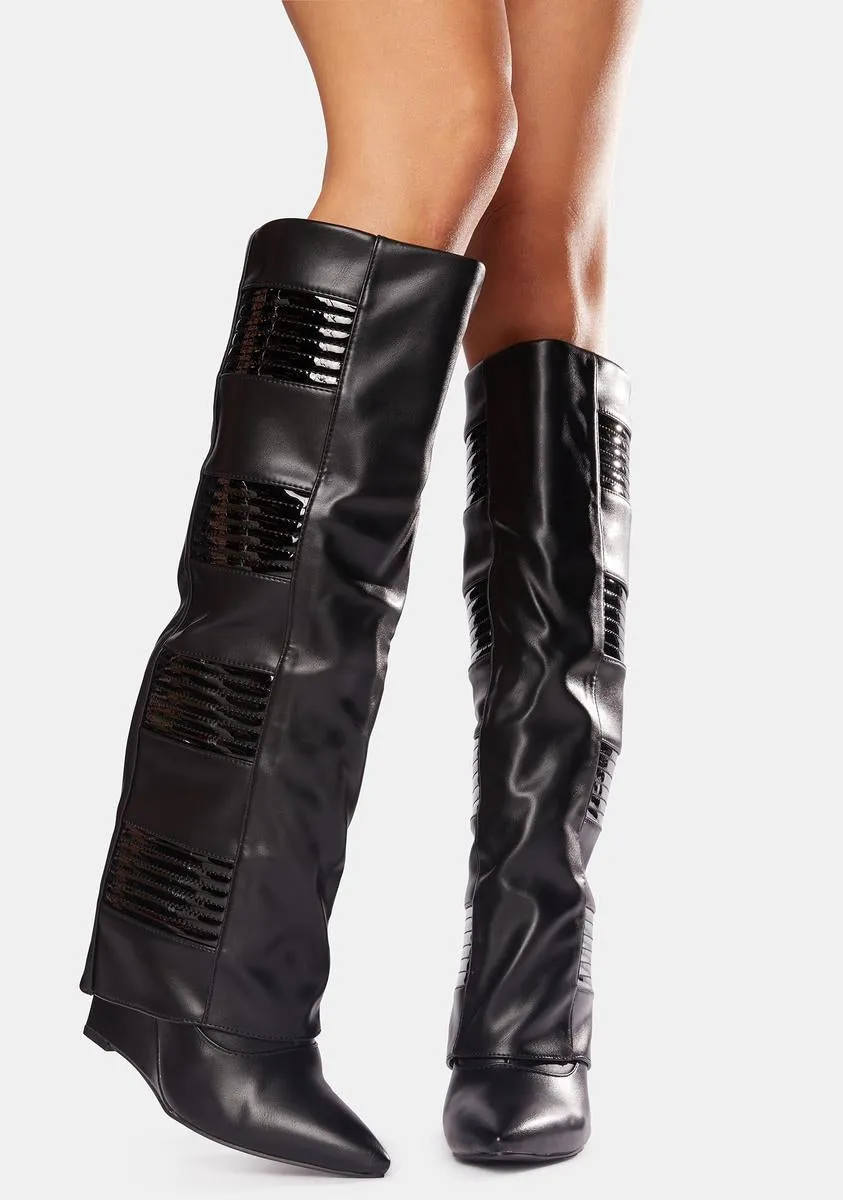 Victoria Wedge Boots-