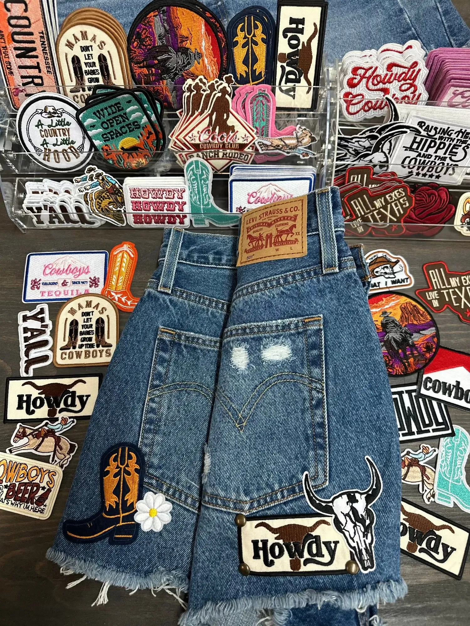 Western Patch Add On To Denim