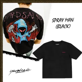 yardsale  |Crew Neck Street Style Short Sleeves Logo Skater Style